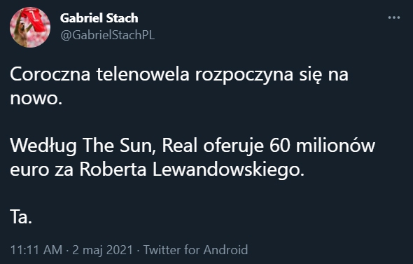 Plota ''The Sun'' nt. oferty za Lewandowskiego! xD